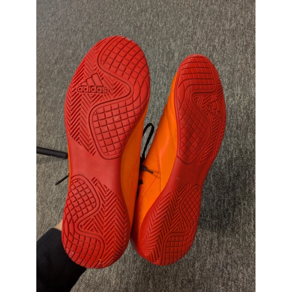 Adidas Soccer Cleats Turf‎ Orange Black Men's Size 5.5 US